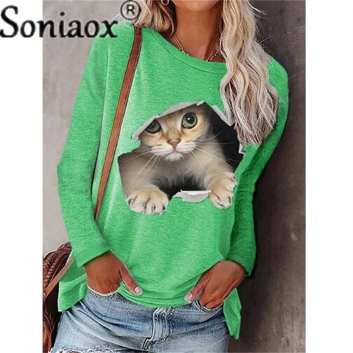 Cartoons Funny Cats T-Shirt - Image 9