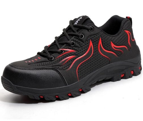 Shoes Anti-smashing Work Shoes Mesh Breathable Rubber Bottom Low Top Protective Men Shoes - Image 7