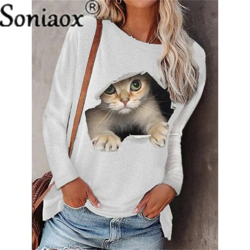 Cartoons Funny Cats T-Shirt - Image 2