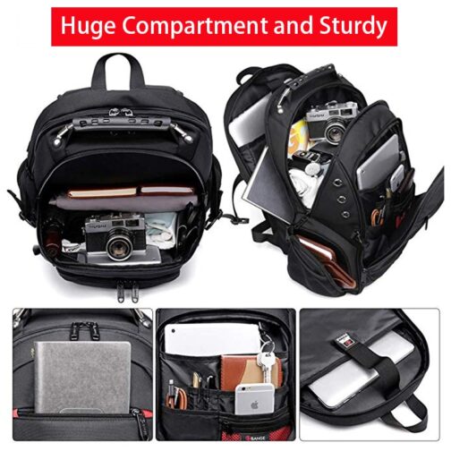 Male 45L Travel backpack 15.6 Laptop Backpack Men USB Anti theft Backpacks for teens schoolbag youth mochila women backbag - Image 2