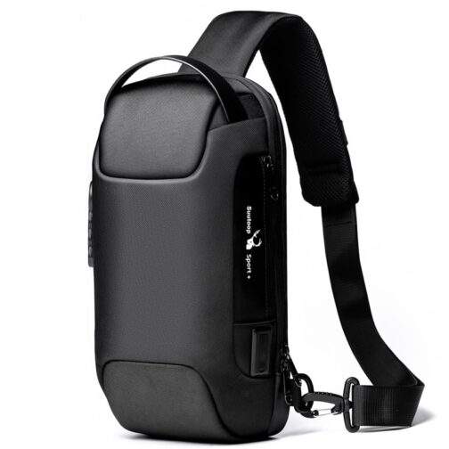 Men's Waterproof USB Oxford Crossbody Bag Anti-theft Shoulder Sling Bag Multifunction Short Travel Messenger Chest Pack For Male - Image 7