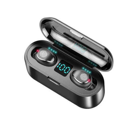 Wireless Earphone Bluetooth V5.0 F9 TWS Wireless Bluetooth Headphone LED Display With 2000mAh Power Bank Headset With Microphone - Image 7