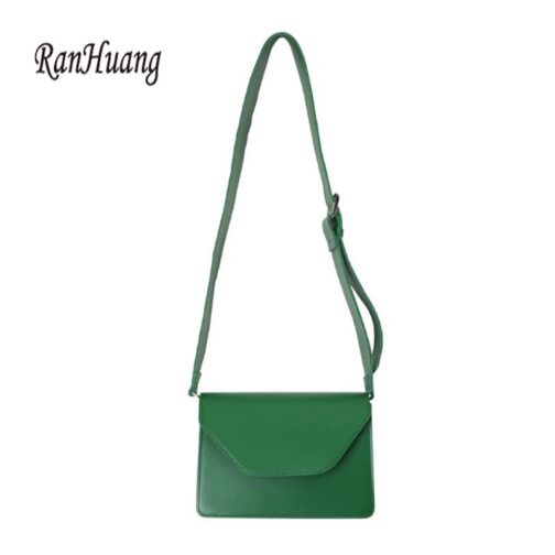 RanHuang New Arrive Women Pu Leather Shoulder Bags Girls Brief Flap Women's Casual Messenger Bags Crossbody Bags - Image 5