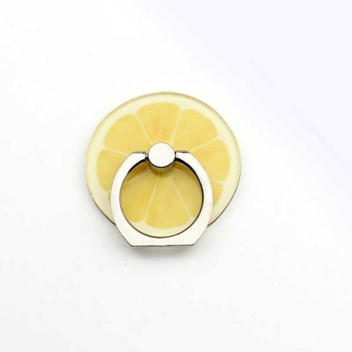 New Arrival Mobile Phone Holder Metal Finger Ring Holder Cute Lemon Fruits Phone Ring Holder Phone Stand Support - Image 10