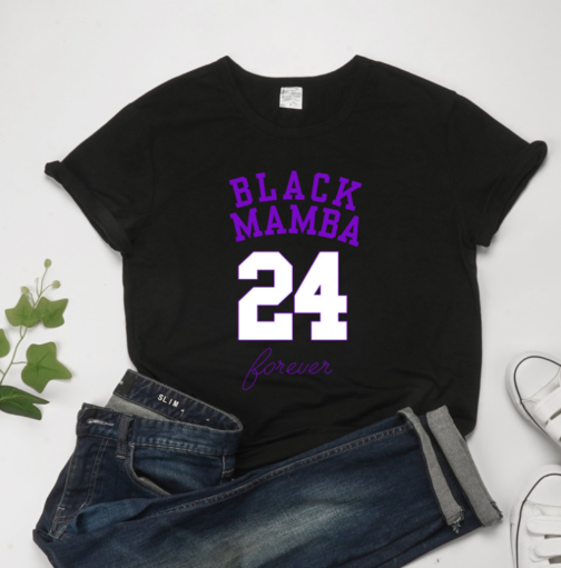 Kobe Memorial BLACK MAMBA 24 Short Sleeve Women's Casual T-Shirts - Image 3