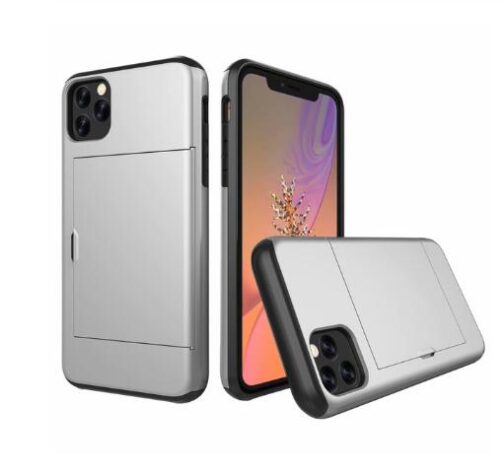 For iPhone 11 Pro Max XS X XR Case Slide Armor Wallet Card Slots Holder Cover For IPhone 7 8 6 6s Plus 5 5s TPU Shockproof Shell - Image 7