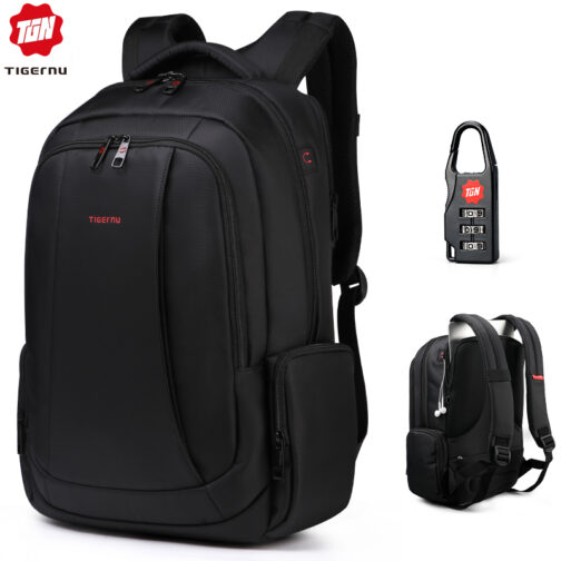 Anti Theft Nylon 27L Men 15.6 inch Laptop Backpacks School Fashion Travel Male Mochilas Feminina Casual Man Schoolbag