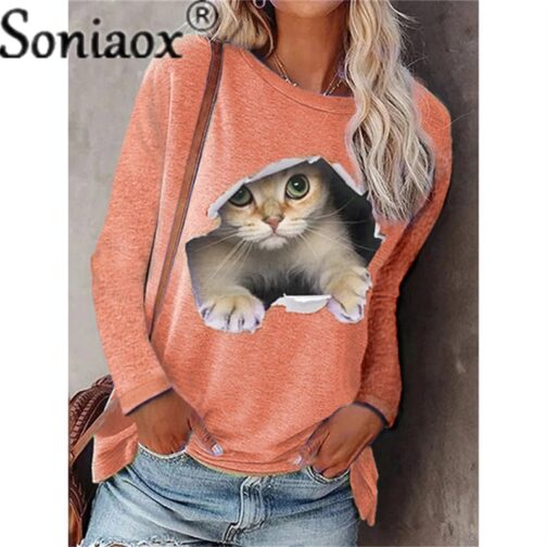 Cartoons Funny Cats T-Shirt - Image 10