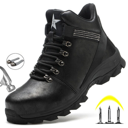 Winter Boots Men Safety Shoes Indestructible Work Shoes Puncture-Proof Work Sneakers Male Steel Toe Shoes Work Safety Boots - Image 2