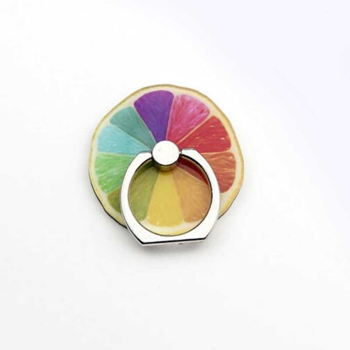New Arrival Mobile Phone Holder Metal Finger Ring Holder Cute Lemon Fruits Phone Ring Holder Phone Stand Support - Image 2