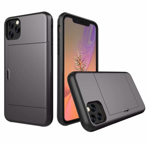 For iPhone 11 Pro Max XS X XR Case Slide Armor Wallet Card Slots Holder Cover For IPhone 7 8 6 6s Plus 5 5s TPU Shockproof Shell - Image 16