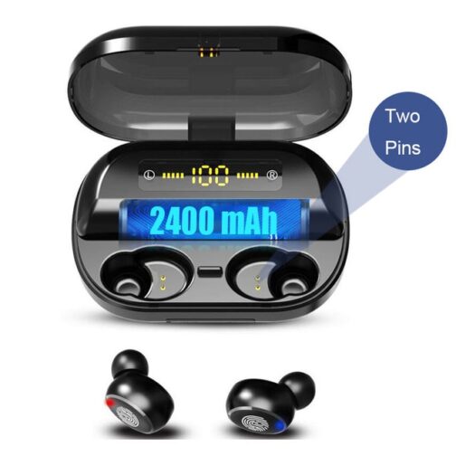 VOULAO Bluetooth 5.0 Earphone Wireless Headphons Sport Handsfree Earbuds 9D Stereo Waterproof Headset With 4000mAh Power Bank - Image 7