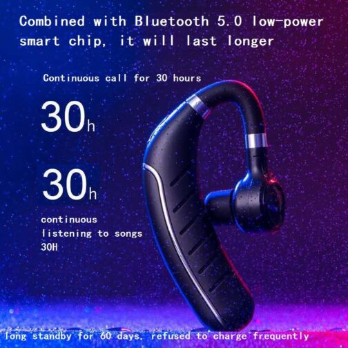 260mAh Battery Long Standby Wireless Bluetooth Earphone Headphones Earbud with Microphone HD Music Headsets for IPhone Xiaomi - Image 3