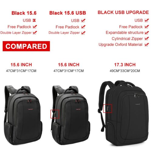 Anti Theft Nylon 27L Men 15.6 inch Laptop Backpacks School Fashion Travel Male Mochilas Feminina Casual Man Schoolbag - Image 3