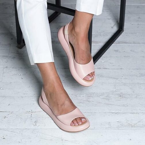 Summer Women Sandals Fish Mouth Elegant  Ladies Shoes Slip On Solid  Female Single Shoes Casual Soft Office Flats - Image 9