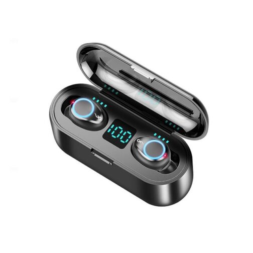 Wireless Earphone Bluetooth V5.0 F9 TWS Wireless Bluetooth Headphone LED Display With 2000mAh Power Bank Headset With Microphone - Image 9