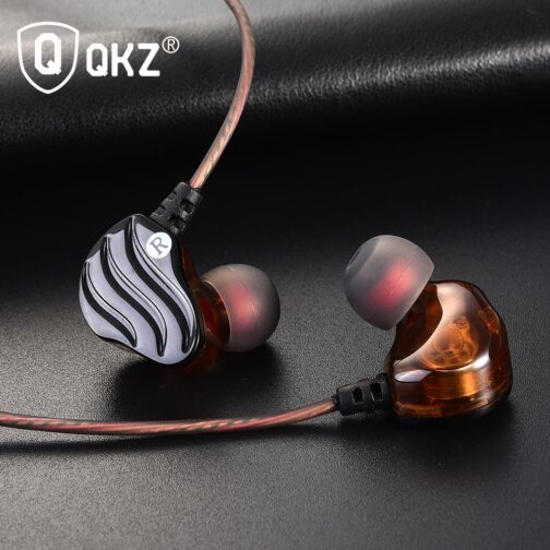 Earphones QKZ KD4 fone de ouvido Mini Dual Driver Original hybrid dual dynamic driver Headphone mp3 DJ Headset auriculares - Image 2