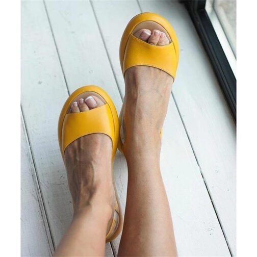 Summer Women Sandals Fish Mouth Elegant  Ladies Shoes Slip On Solid  Female Single Shoes Casual Soft Office Flats - Image 11