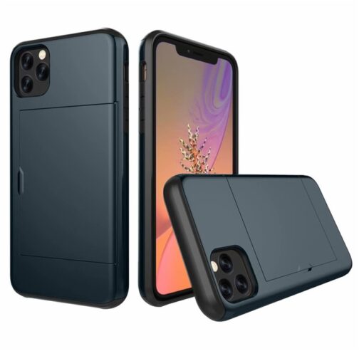 For iPhone 11 Pro Max XS X XR Case Slide Armor Wallet Card Slots Holder Cover For IPhone 7 8 6 6s Plus 5 5s TPU Shockproof Shell - Image 15