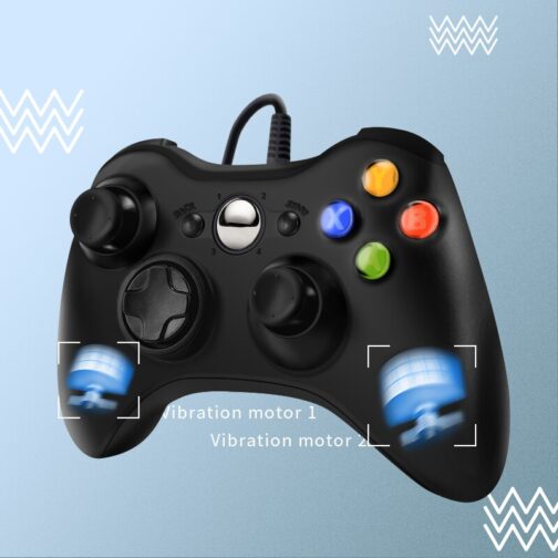 DATA FROG USB Wired Gamepad for Xbox 360 /Slim Controller for Windows 7/8/10 Microsoft PC Controller Support for Steam Game - Image 4