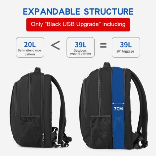 Anti Theft Nylon 27L Men 15.6 inch Laptop Backpacks School Fashion Travel Male Mochilas Feminina Casual Man Schoolbag - Image 6