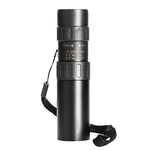 Outdoor Tactical Military Metal Monocular Telescope 10-300 Zoom Monocular Camp Hike Hunting Fishing Pocket Tool - Image 4