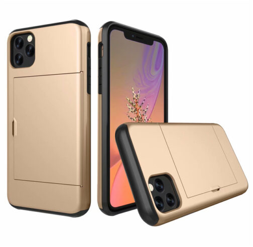 For iPhone 11 Pro Max XS X XR Case Slide Armor Wallet Card Slots Holder Cover For IPhone 7 8 6 6s Plus 5 5s TPU Shockproof Shell - Image 12