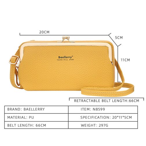 2020 Small Women Bag Summer Female Handbags Women Top Quality Phone Pocket Yellow Women Bags Fashion Small Bags For Girl - Image 5