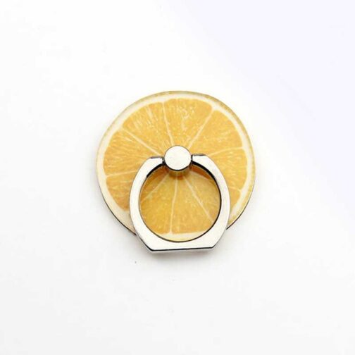 New Arrival Mobile Phone Holder Metal Finger Ring Holder Cute Lemon Fruits Phone Ring Holder Phone Stand Support - Image 9
