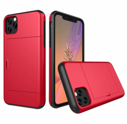 For iPhone 11 Pro Max XS X XR Case Slide Armor Wallet Card Slots Holder Cover For IPhone 7 8 6 6s Plus 5 5s TPU Shockproof Shell - Image 14