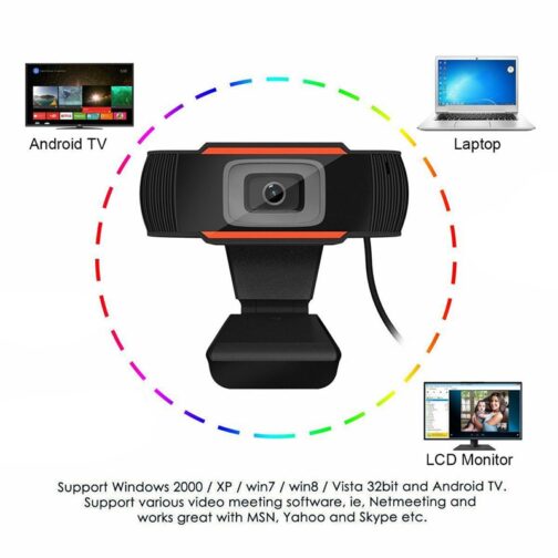 HD USB PC Camera 480P Video Record HD Webcam Web Camera with MIC for Computer PC Laptop Skype - Image 3