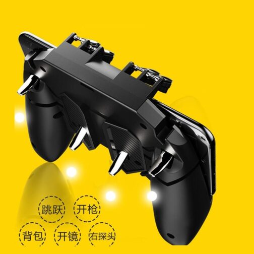 Pubg Game Gamepad AK66 For Mobile Phone Shooter Trigger Fire Button Game Controller Joystick Metal Trigger - Image 2