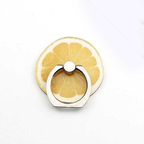 New Arrival Mobile Phone Holder Metal Finger Ring Holder Cute Lemon Fruits Phone Ring Holder Phone Stand Support - Image 13