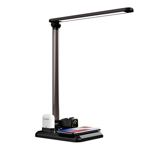 LED Table Desk Lamp 4 in 1 Qi Wireless Charger For Mobile Phone Watch Earphone HOt - Image 8